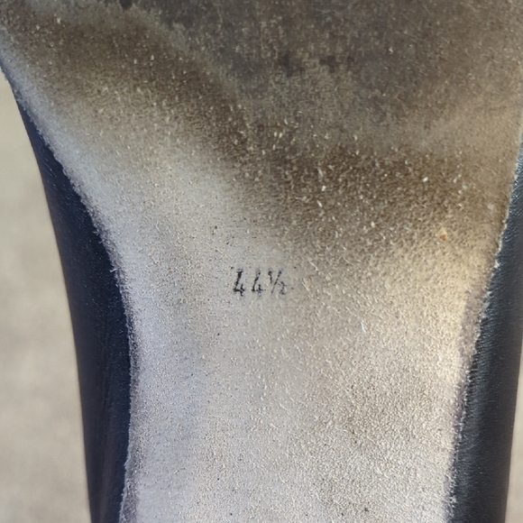 Men's Black Leather Shoes - Picture 7 of 7